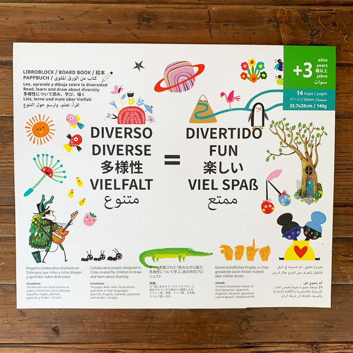 DIVERSO = DIVERTIDO<BR>LIBRO BLOCK