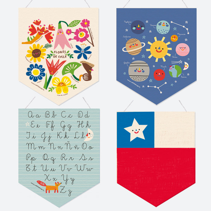 BANDERITAS PARA APRENDER<br>Y DECORAR