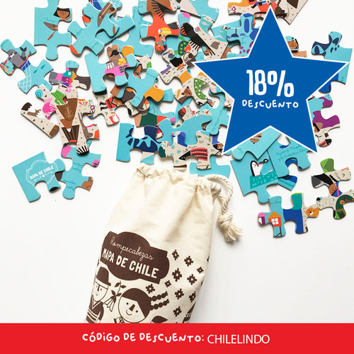 Rompecabezas<br>Mapa de Chile