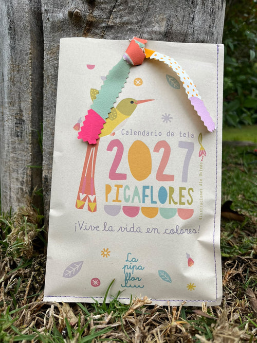 CALENDARIO DE TELA 2027 "PICAFLORES"