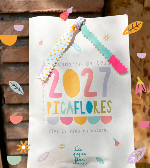 CALENDARIO DE TELA 2027 "PICAFLORES"