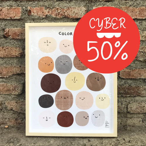 PÓSTER "COLOR PIEL"